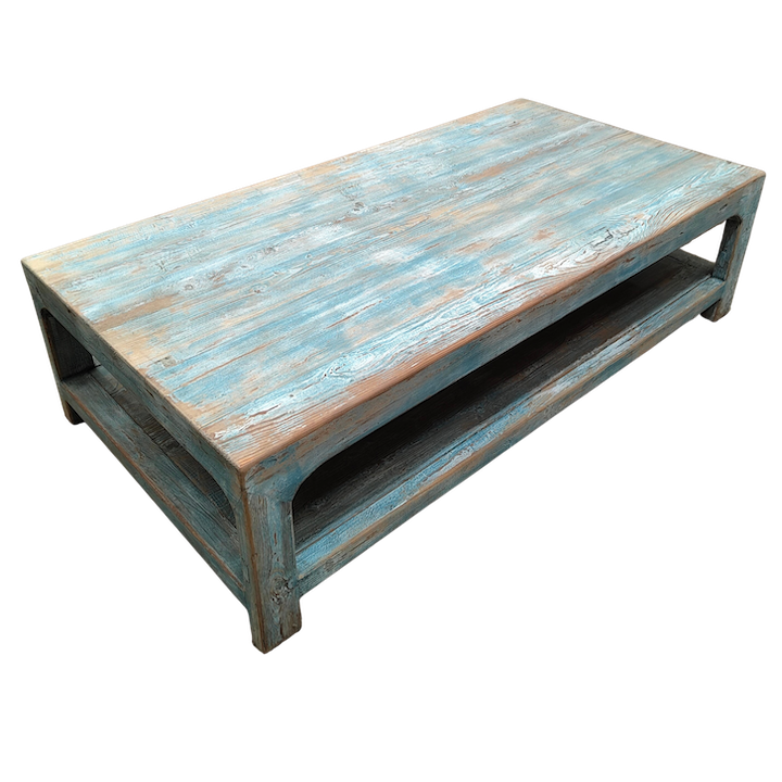 1.55M LARGE BLUE COFFEE TABLE