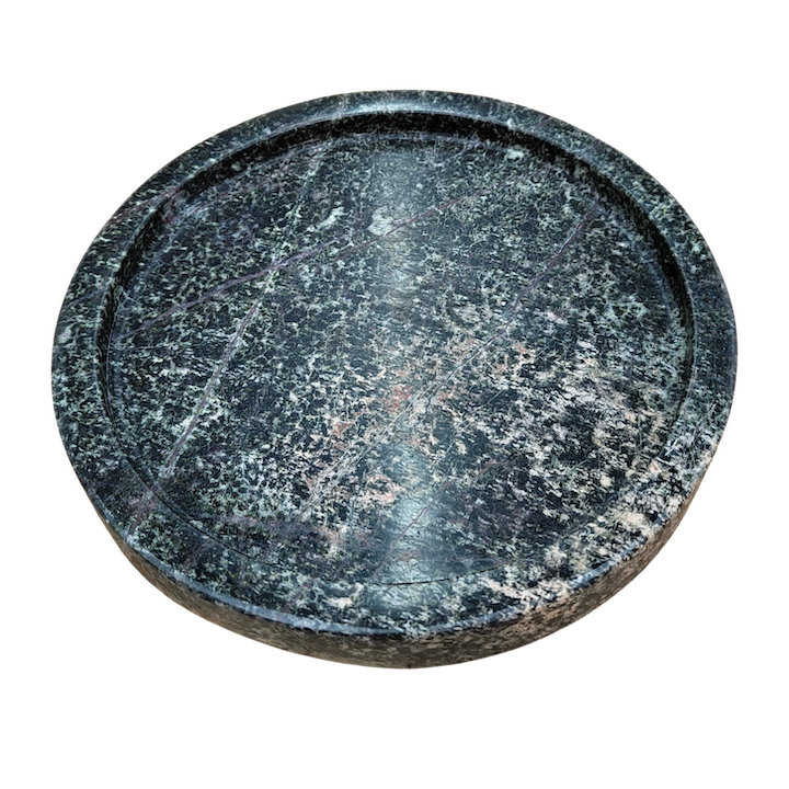 FOREST GREEN MARBLE 20CM TRAY