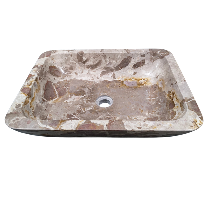 CAPRI BEIGE RECTANGLE MARBLE WASH BASIN