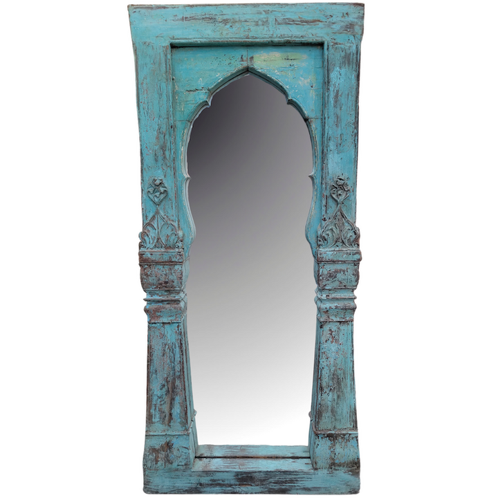 2M BLUE ARABESQUE MIRROR