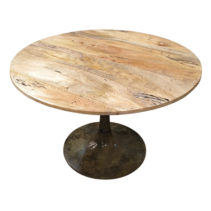 ROUND RUSTIC MANGO COFFEE TABLE