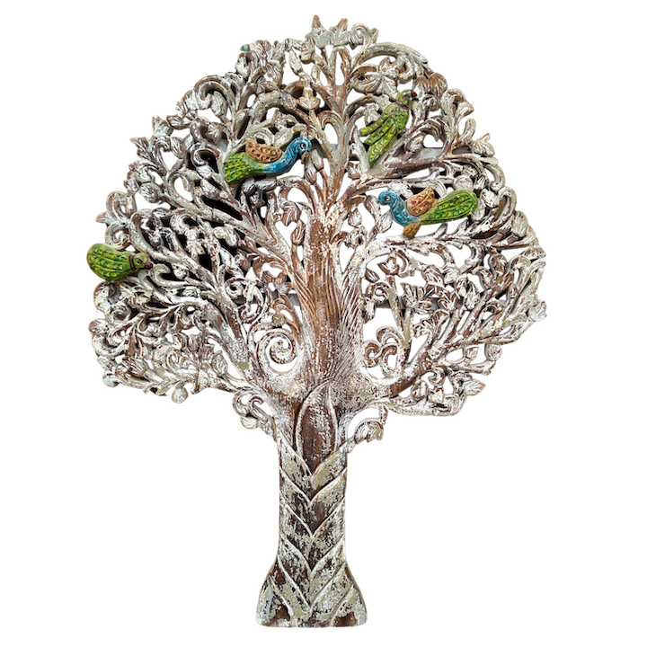 WOODEN CARVED TREE