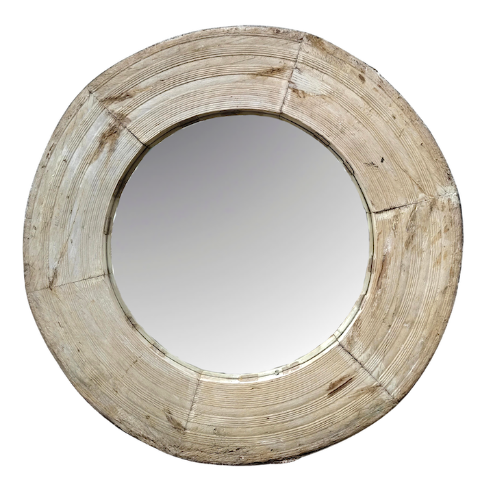 1.24M LARGE WAGON WHEEL MIRROR