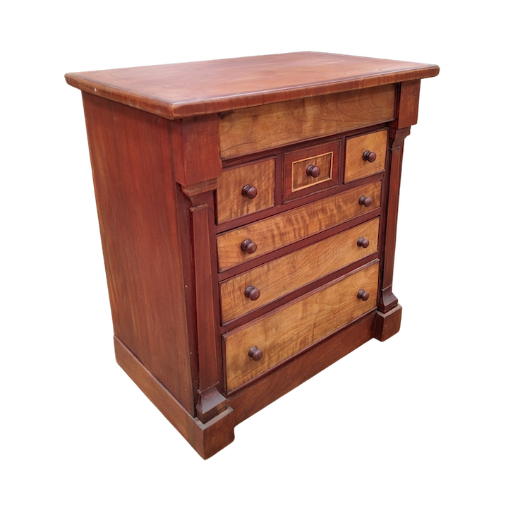 AUSTRALIAN CEDAR APPRENTICE CHEST OF DRAWERS