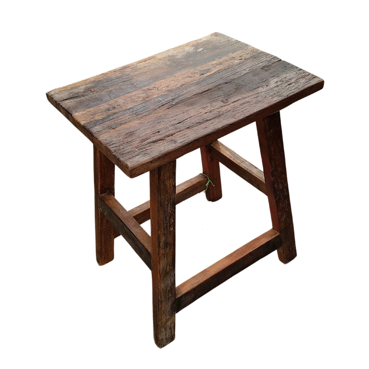 46CM TEAK STOOL